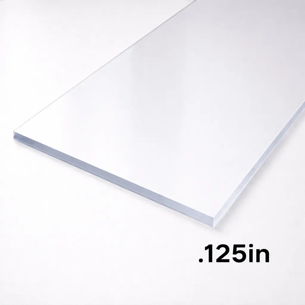 POLYCARBONATE CLEAR 1/8" x 4' x 8' MAKROLON SL