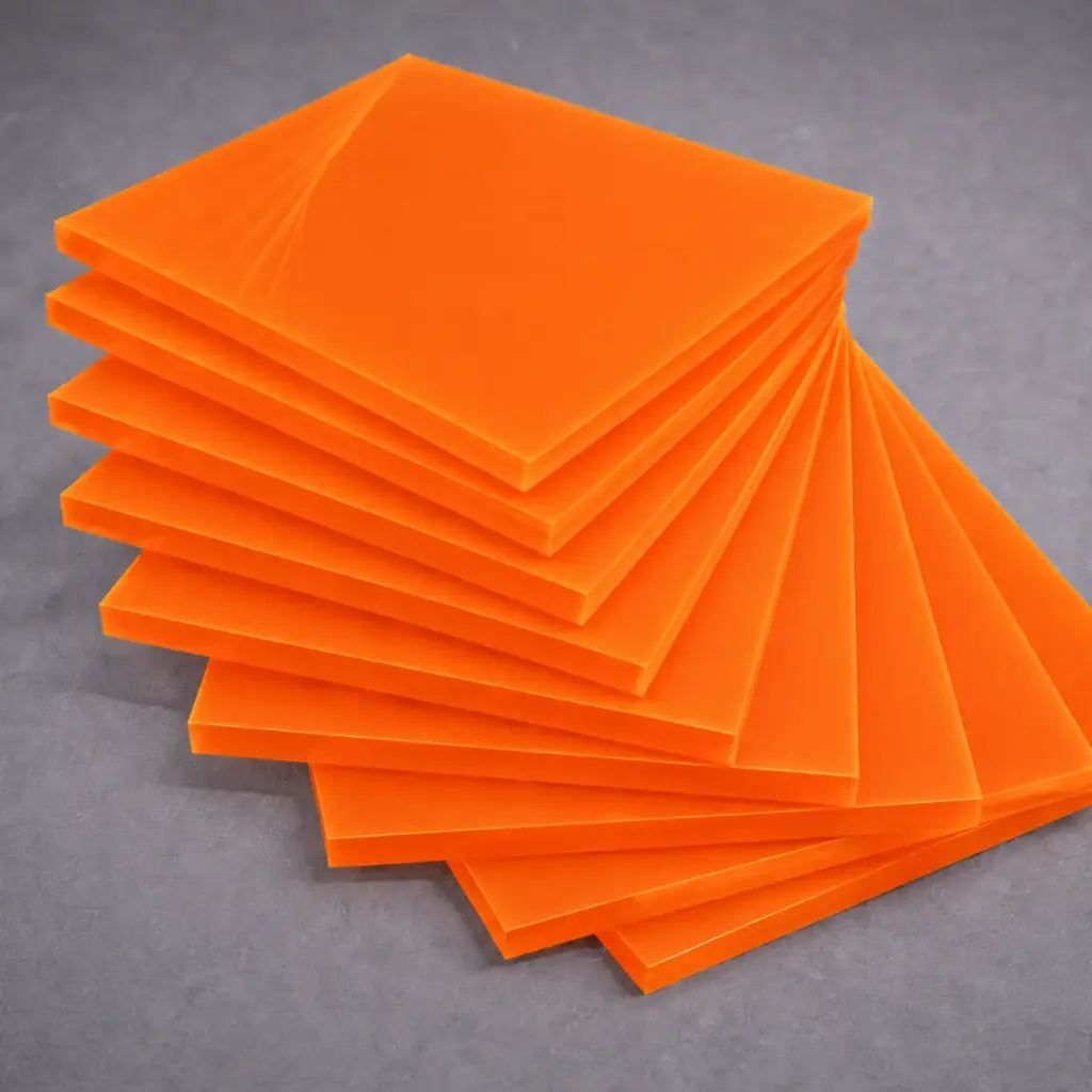 Acrylic 3/16 x 48" x 96" ORANGE YG-266