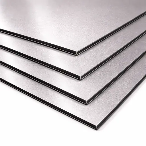 [2NEWACP05010METCHAM] Silver Metal 60" x 120" Newtek ACM 3MM .020IN SKIN