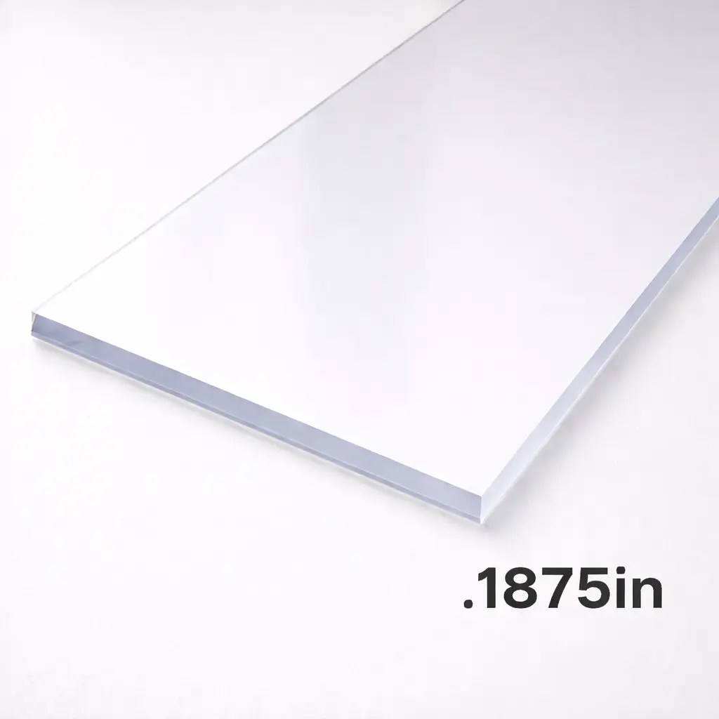 Polycarbonate Clear 3/16" x 4' x 8'   .177