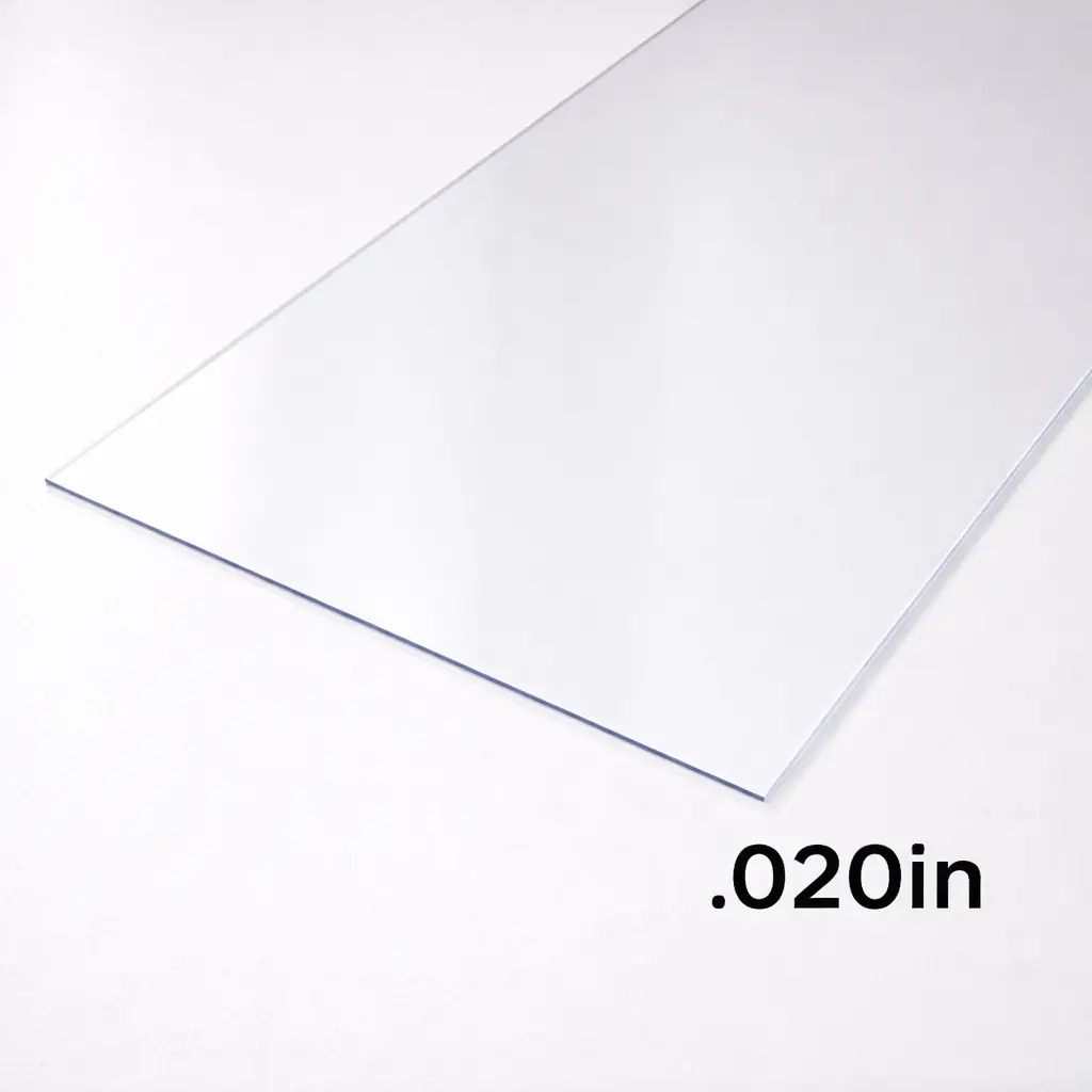 Polycarbonate Clear .020" x 4' x 8' 