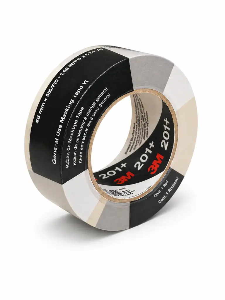 3M 201+ (1" x 60yd) Masking Tape 