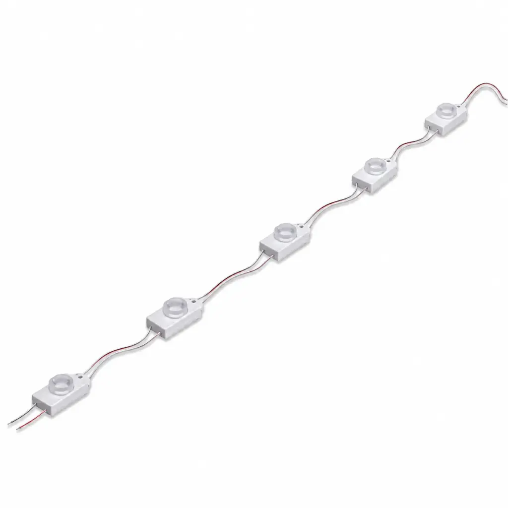 7200K -VERY SMALL LED WHITE 6MO/FT;1LED/MO 12V ;32FT/PK/ 192MOD/PK 0.3W/MO – 10 BG OR PK PER BOX / 10 Bags/Carton=320 ft.(32ft/bag) -1 strip/Bag