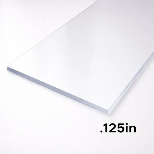 [2MAKROSLCL1250408] Polycarbonate Clear 1/8" x 4' x 8' MAKROLON SL