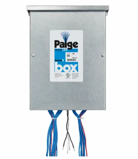 [2PAIPOWERSUPPLYBOX] PAIGE POWER SUPPLY BOX FOR LED POWER SUPPLIES Power Supply Box; 7 Inch Width x 3 Inch Depth x 11-1/2 Inch Height, 120/277 Volt AC, 22 Gauge Galvanized