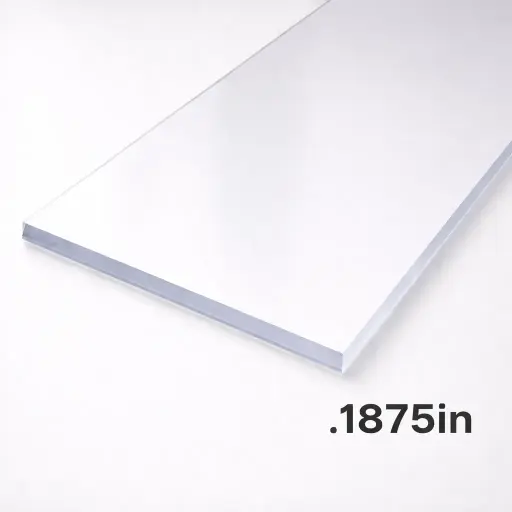 [2PCCL1770408] Polycarbonate Clear 3/16" x 4' x 8'   .177