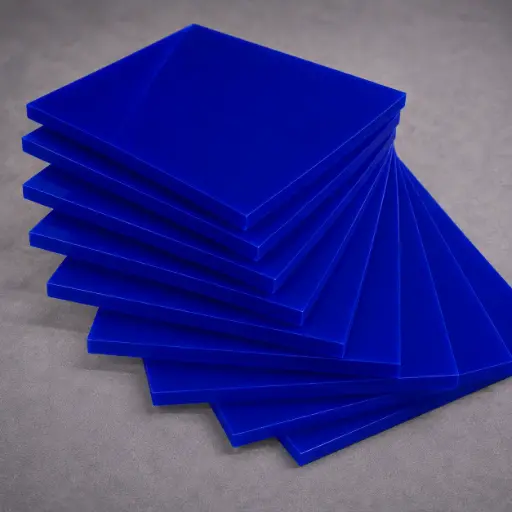 [2PMCEBL21141250408] Acrylic 1/8 x 4' x 8' BLUE (2114) LD