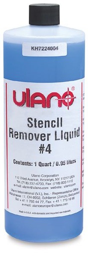 [2ULANO#4QT] Ulano #4 Stencil Remover Liquid (QT)