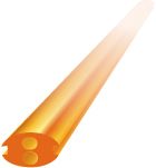 [2ZIPORA09] ZIP STRIP ORANGE - 09 STAPLE CHANNEL COVER