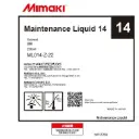 [C-ML014-Z-22-1] Mild Solvent Washing Liquid 14