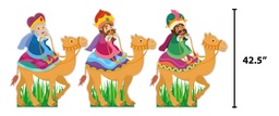 [Set 4] Christmas 3 Reyes Montados en Camello 42.5&quot;