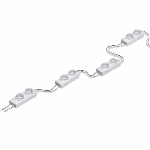 [GESES72-4] 7200K -LED WHITE 1.7MO/FT;2LED/MO 12V ;58.8FT/PK/ 99MOD/PK .6W/MO – 9 BG OR PK PER BOX