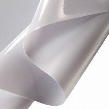 [ULTRAFRONT036YD] Short Roll 13oz White/Black Gloss Banner 36"