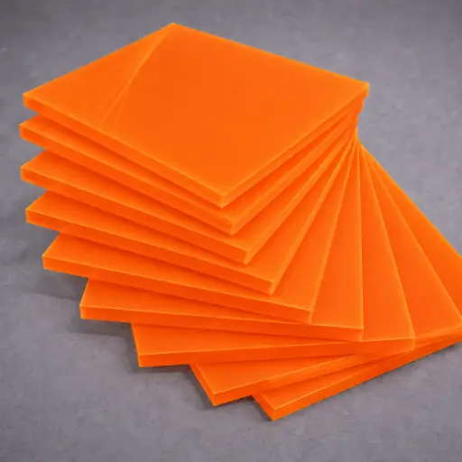 [2PMCORANGE211975100] Acrylic 3/16 x 75 x 100 2119 OPTIX LD ORANGE 